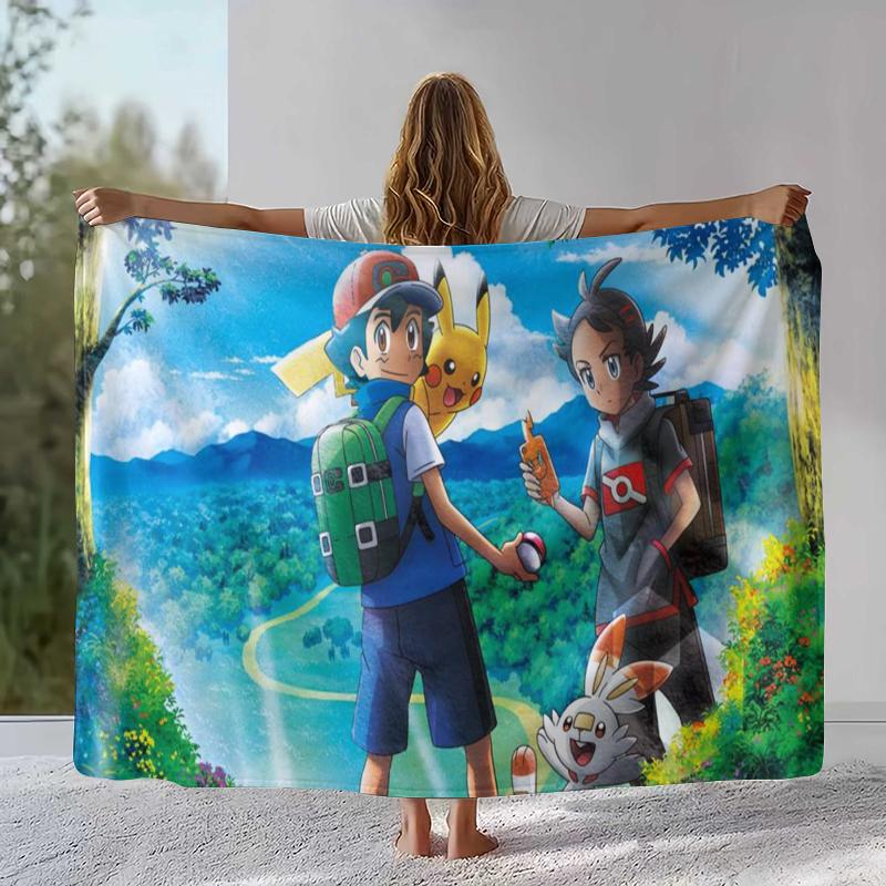 Kawaii Pokemon Pikachu Cartoon Flannel Blanket,Ultra Soft Warm Plush Throw for Home Bedroom Bed Sofa Cover Office Camping gift 75x90cm
Kawaii Pokemon Pikachu Cartoon Flannel Blanket,Ultra Soft Warm Plush Throw for Home Bedroom Bed Sofa Cover Office Camping gift 75x90cm