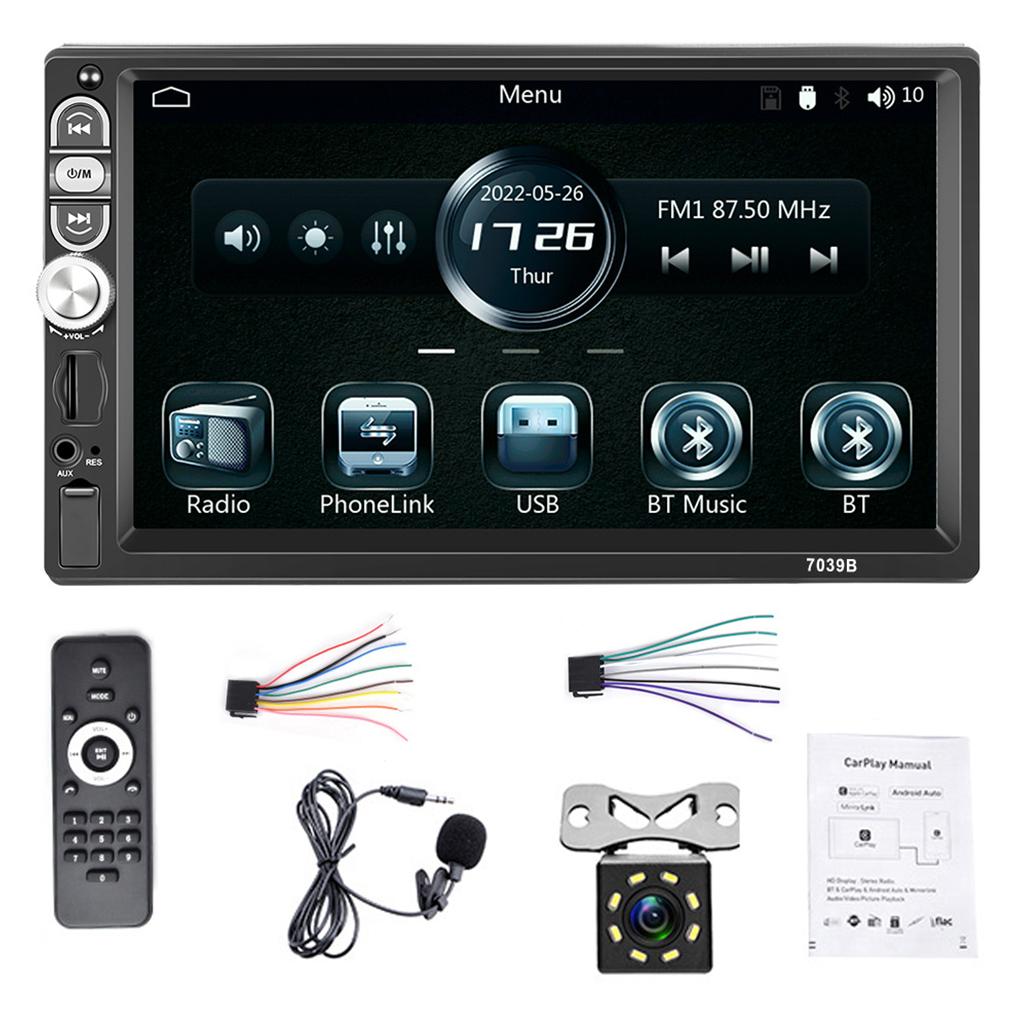 Автомобильный MP5-плеер Портативный съемный Bluetooth-совместимый 4.0 USB-интерфейс Воспроизведение музыки без помощи рук Радио Подсветка чёрный
Автомобильный MP5-плеер Портативный съемный Bluetooth-совместимый 4.0 USB-интерфейс Воспроизведение музыки без помощи рук Радио Подсветка чёрный