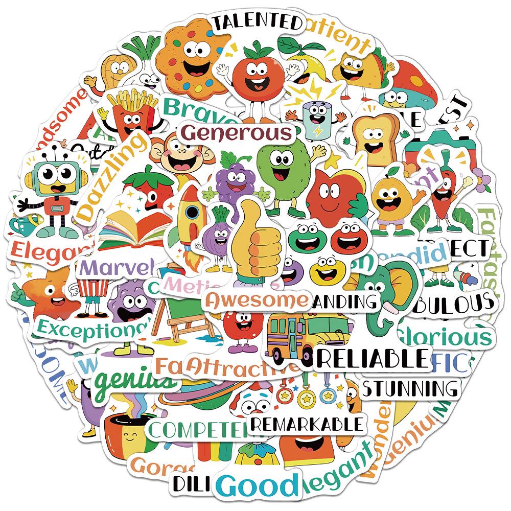 50-Piece Creative Cartoon Praise Stickers for DIY Phone Case, Notebook, and Water Bottle Decoration Not applicable
50-Piece Creative Cartoon Praise Stickers for DIY Phone Case, Notebook, and Water Bottle Decoration Not applicable