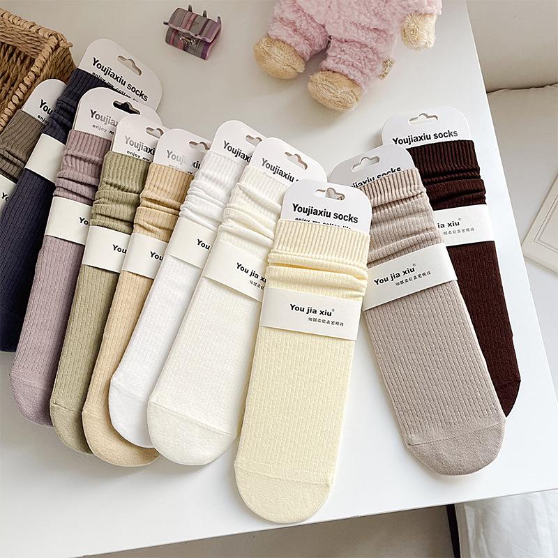 Women s Spring and Summer All Kinds of Commuter Pure Color Sweat Absorbing Breathable Not Smelly Foot Tube Cotton Socks 1 pair бежевий
Women s Spring and Summer All Kinds of Commuter Pure Color Sweat Absorbing Breathable Not Smelly Foot Tube Cotton Socks 1 pair бежевий