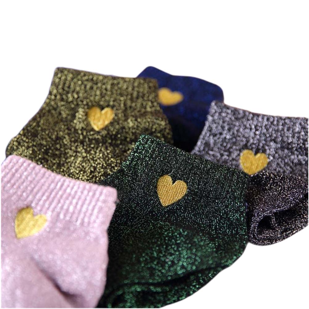 Embroidered Love Heart Glitter Socks for Women, Shiny Socks, Gold, Silver, Colorful, Shining, Fashion, Funny
Embroidered Love Heart Glitter Socks for Women, Shiny Socks, Gold, Silver, Colorful, Shining, Fashion, Funny