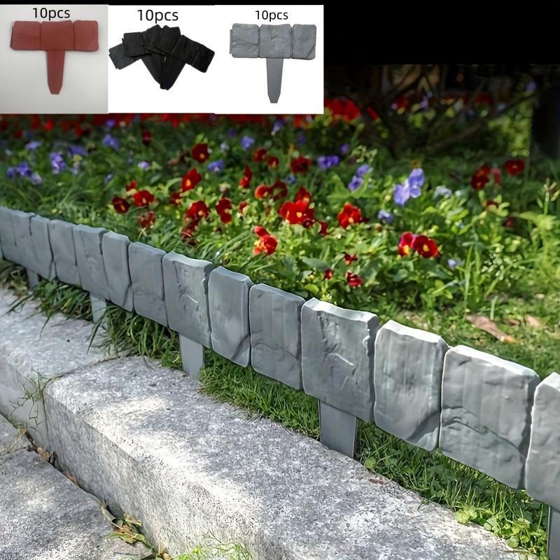 10 Pcs of Garden Landscape Edging Fence for Yard, Lawn, Patio, Decorative Plastic Fencing, Easy-to-Install Fence Decoration чорний
10 Pcs of Garden Landscape Edging Fence for Yard, Lawn, Patio, Decorative Plastic Fencing, Easy-to-Install Fence Decoration чорний
