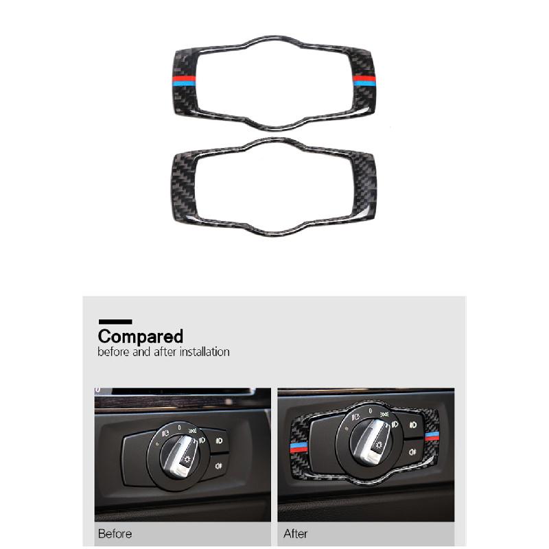 Carbon Fiber Interior Headlight Switch Cover Trim Sticker Car Accessories For BMW 3 Series E90 E92 E93 2008-2012 Car Styling Accessories
Carbon Fiber Interior Headlight Switch Cover Trim Sticker Car Accessories For BMW 3 Series E90 E92 E93 2008-2012 Car Styling Accessories