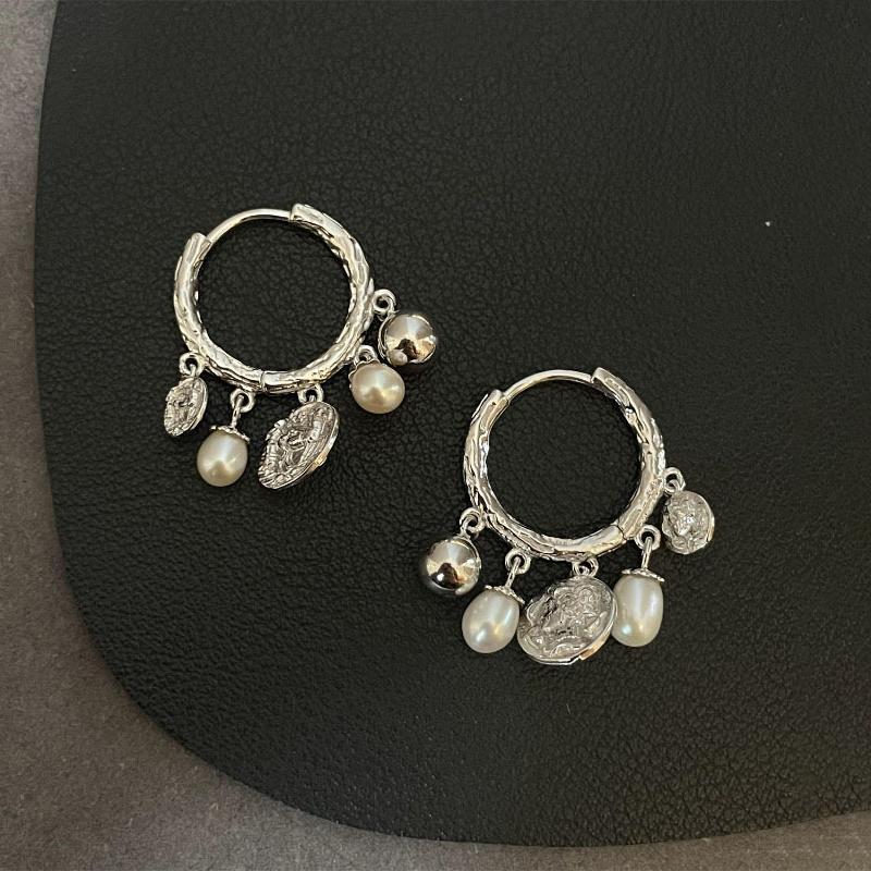 PONYKISS 925 Silver Pearl Hoop Earrings Women Minimalist Vintage Jewelry Round Bead Pendant
PONYKISS 925 Silver Pearl Hoop Earrings Women Minimalist Vintage Jewelry Round Bead Pendant