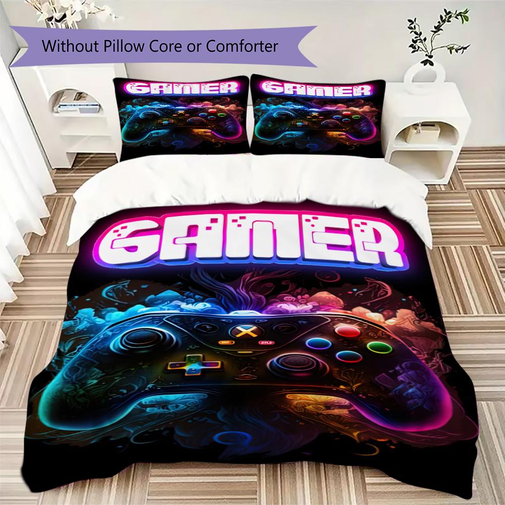 1PC Game Theme Bedding Quilt Set Quilt Cover Pillowcase Home Decoration Birthday Gift (1 * duvet cover + 2 * pillowcase, without core)A5 135x200cm
1PC Game Theme Bedding Quilt Set Quilt Cover Pillowcase Home Decoration Birthday Gift (1 * duvet cover + 2 * pillowcase, without core)A5 135x200cm