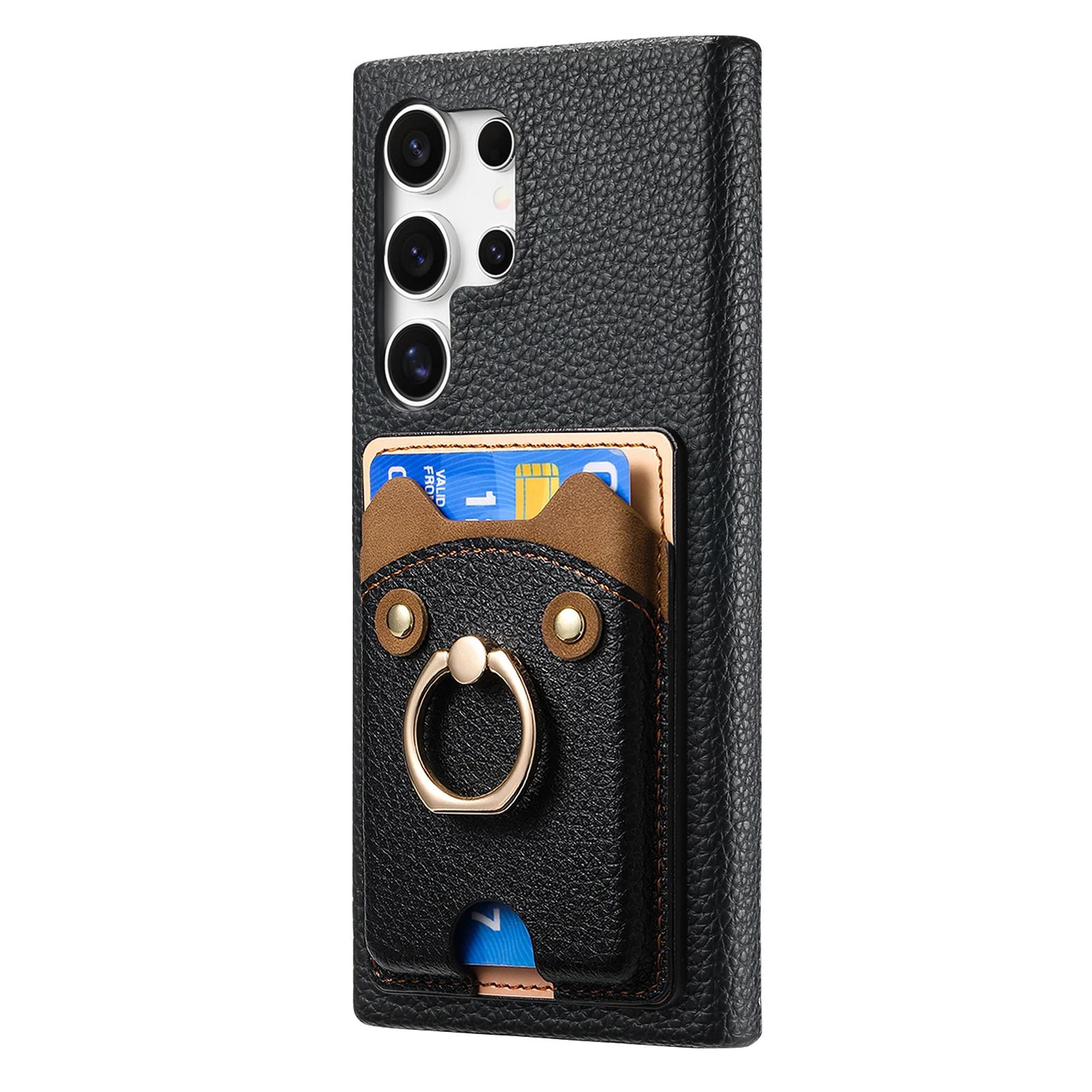 Cards Solt Ring Holder Wallet Leather Case For Samsung Galaxy S24 Ultra S23 Plus S22 A15 A55 A05S A14 A24 Bag Cute Stand Cover For Samsung A54 5G чёрный
Cards Solt Ring Holder Wallet Leather Case For Samsung Galaxy S24 Ultra S23 Plus S22 A15 A55 A05S A14 A24 Bag Cute Stand Cover For Samsung A54 5G чёрный