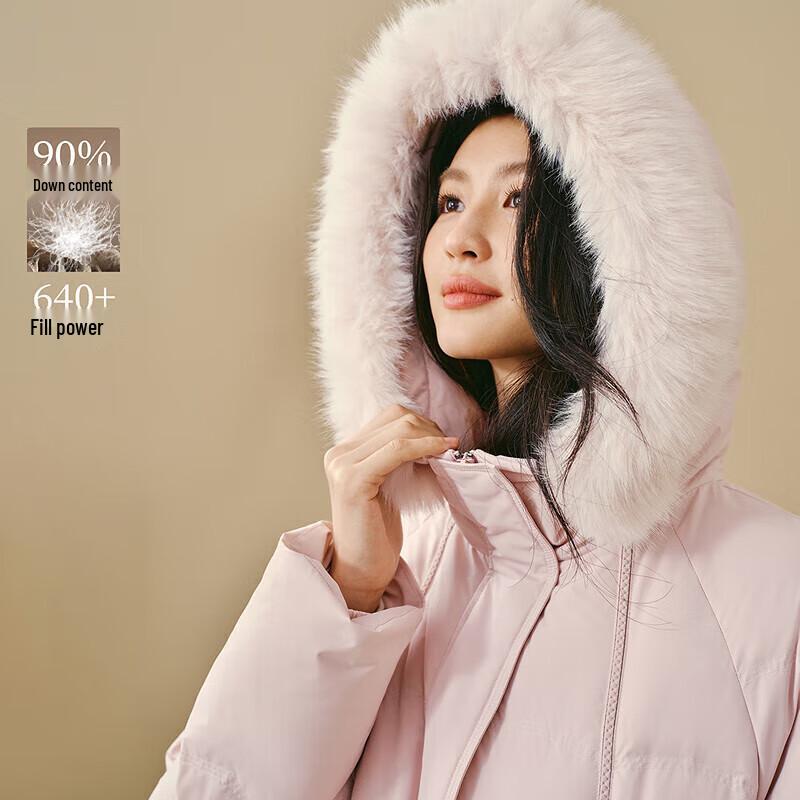 INMAN Women s Detachable Fur Hooded Long Duck Down Jacket L
INMAN Women s Detachable Fur Hooded Long Duck Down Jacket L