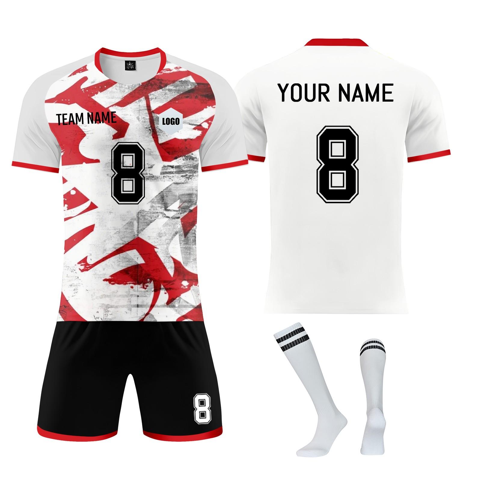 Комплект персонализированных рубашек для мужчин и девочек с именем и номером, футбольные майки на заказ для мальчиков, тренировочный костюм S красный
Комплект персонализированных рубашек для мужчин и девочек с именем и номером, футбольные майки на заказ для мальчиков, тренировочный костюм S красный