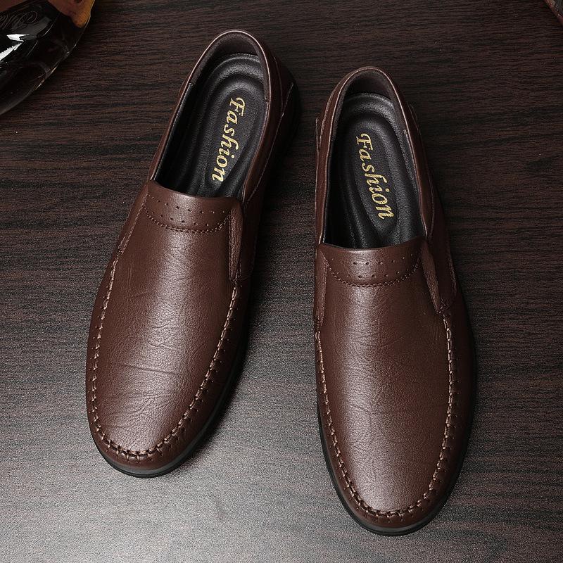 Middle-aged and old formal men s business casual leather shoes men s blue soft-faced large-size men s shoes cowhide breathable men s driving 38
Middle-aged and old formal men s business casual leather shoes men s blue soft-faced large-size men s shoes cowhide breathable men s driving 38