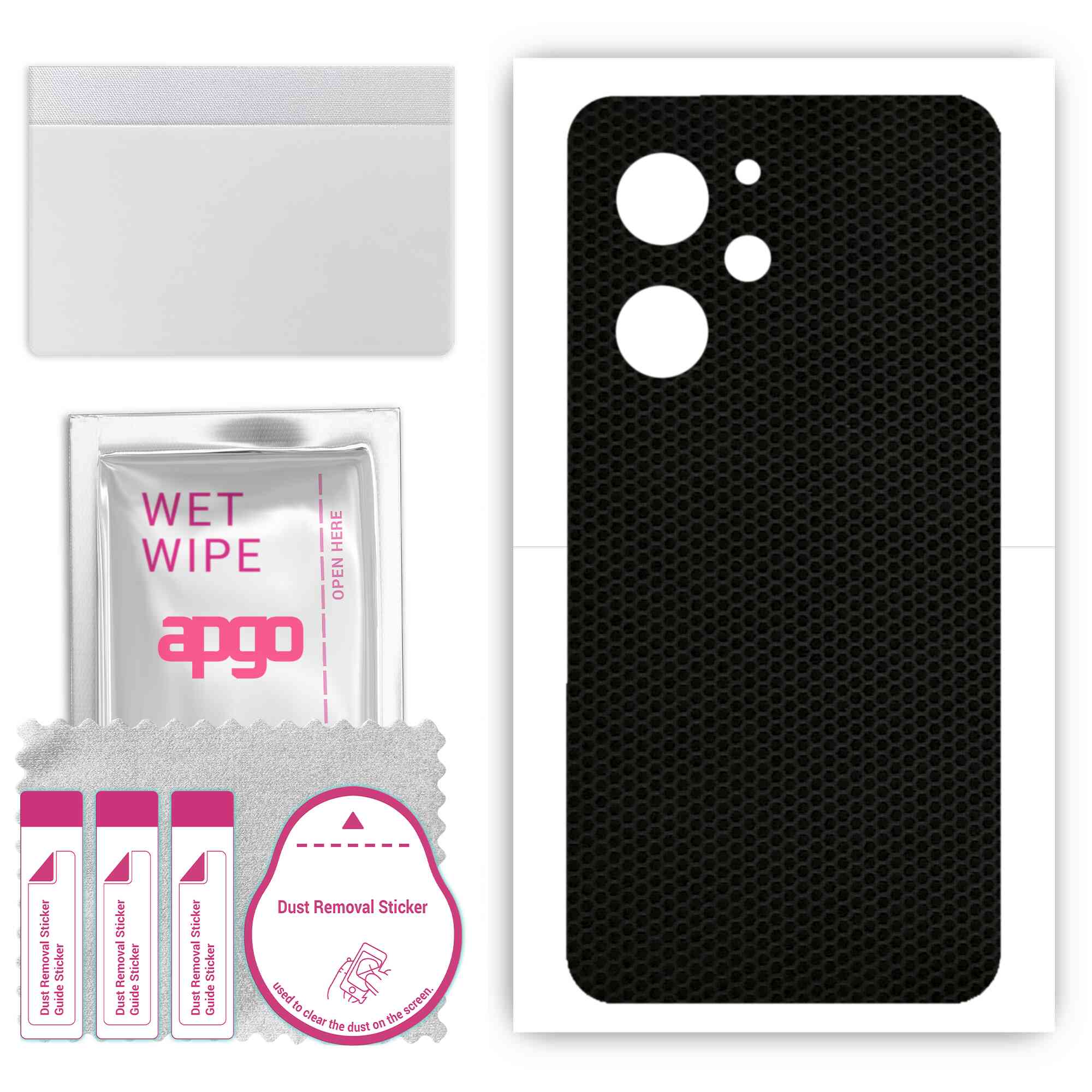 apgo Protective Skin Sticker for the back compatible with Xiaomi Redmi 12, Wrap Film, Foil, Vinyl - Pattern Matrix
apgo Protective Skin Sticker for the back compatible with Xiaomi Redmi 12, Wrap Film, Foil, Vinyl - Pattern Matrix