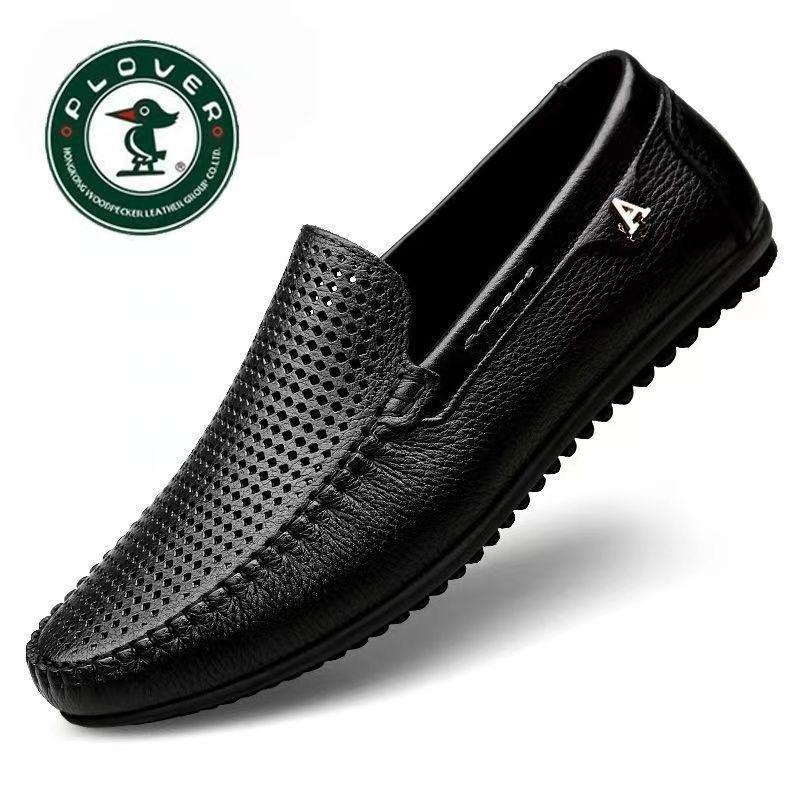 PLOVER Men s Summer Cowhide Leather Shoes - Breathable, Soft, Casual Slip-On Dad Shoes Size 44 чёрный
PLOVER Men s Summer Cowhide Leather Shoes - Breathable, Soft, Casual Slip-On Dad Shoes Size 44 чёрный