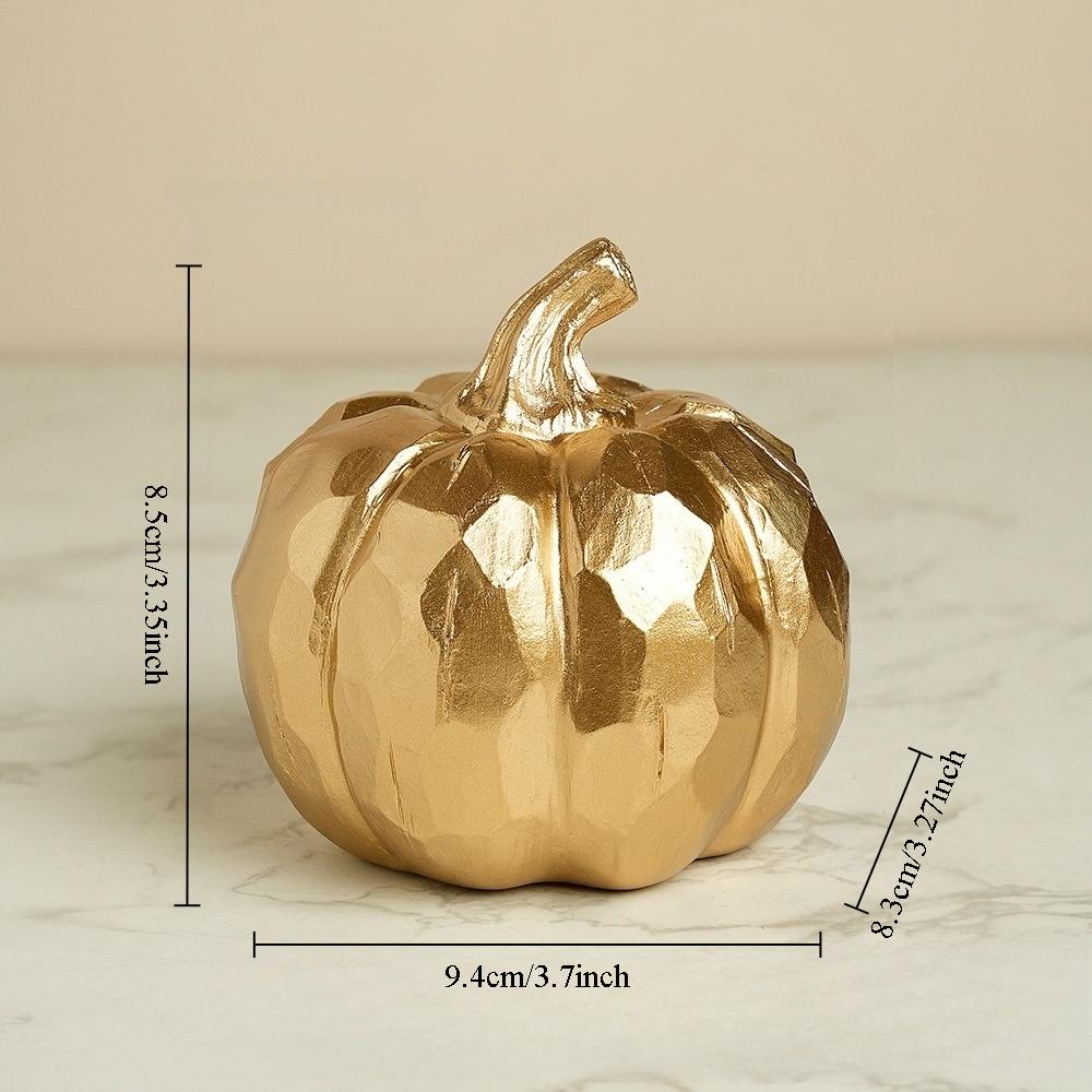 Golden Pumpkin Statue Thanksgiving Decorations Resin Pumpkin Figurine Autumn Farm Home Desktop Hallowee Party Ornament
Golden Pumpkin Statue Thanksgiving Decorations Resin Pumpkin Figurine Autumn Farm Home Desktop Hallowee Party Ornament