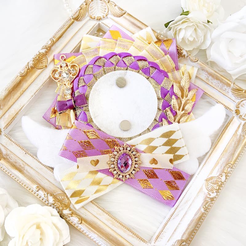 G triger Can Badge Ita Rosette Winged Rosette Angel 57 мм 58 мм Ita Bag Decoration Handmade Rosette Ribbon Black Black
G triger Can Badge Ita Rosette Winged Rosette Angel 57 мм 58 мм Ita Bag Decoration Handmade Rosette Ribbon Black Black