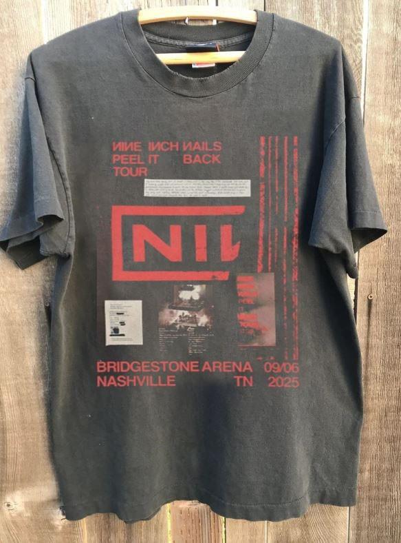 Nine Inch Nails Tour 2025 Graphic Charcoal Short Sleeve Unisex Tshirt WA3293 Unisex T-Shirt S
Nine Inch Nails Tour 2025 Graphic Charcoal Short Sleeve Unisex Tshirt WA3293 Unisex T-Shirt S