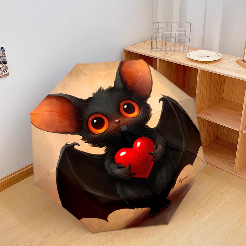 1 PC Automatic Folding Umbrella - Cute bats Pattern, Portable & Foldable Design with 8 Ribs, Christmas Birthday Gifts
1 PC Automatic Folding Umbrella - Cute bats Pattern, Portable & Foldable Design with 8 Ribs, Christmas Birthday Gifts