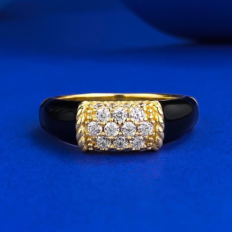 Храм Луоси Европейское и американское серебро S925 Винтажное золотое кольцо - Ретро элегантность Size 9
Храм Луоси Европейское и американское серебро S925 Винтажное золотое кольцо - Ретро элегантность Size 9