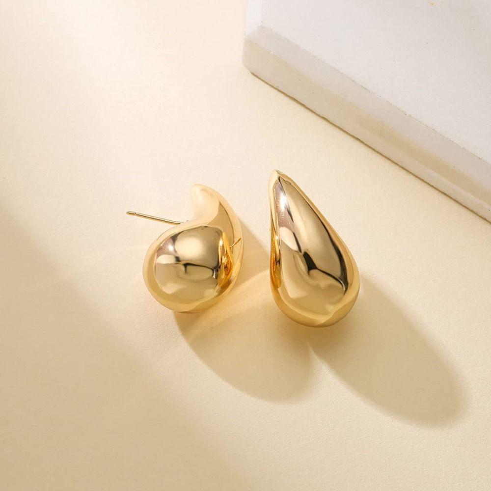 Hoops Lightweight Hypoallergenic Waterdrop Hollow Stud Earrings Drop Earrings Gold Plated Earring
Hoops Lightweight Hypoallergenic Waterdrop Hollow Stud Earrings Drop Earrings Gold Plated Earring