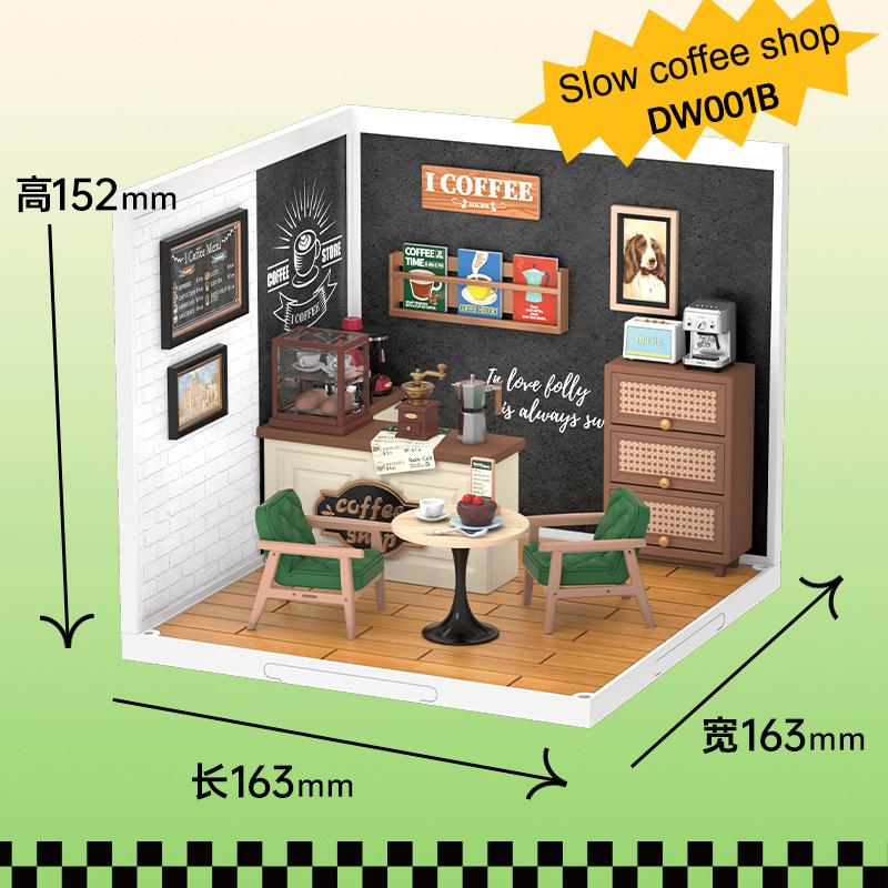 3D Puzzle Miniature House Coffee Shop Bookstore Convenience Store Assembly Toys with Lights Collection Decoration Christmas Gift
3D Puzzle Miniature House Coffee Shop Bookstore Convenience Store Assembly Toys with Lights Collection Decoration Christmas Gift