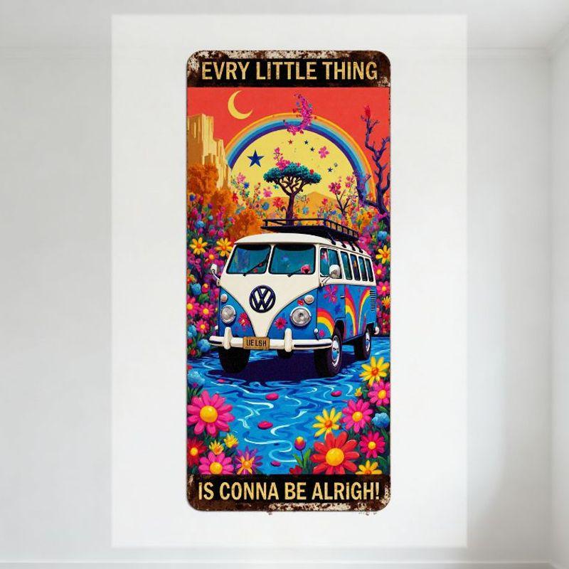 Vintage Retro Metal Tin Sign EVRY LITTLE THING VW Bus Rainbow Flowers Landscape Wall Decor for Home Bar Cafe Hippie Bohemian 60s 20x30cm(7.8x11.8inch)
Vintage Retro Metal Tin Sign EVRY LITTLE THING VW Bus Rainbow Flowers Landscape Wall Decor for Home Bar Cafe Hippie Bohemian 60s 20x30cm(7.8x11.8inch)