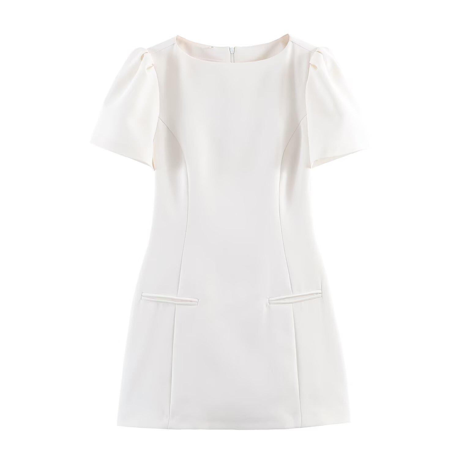 Spring 2026 Women s European-American Short-Sleeve Pleated Pocket Dress 12008 L
Spring 2026 Women s European-American Short-Sleeve Pleated Pocket Dress 12008 L