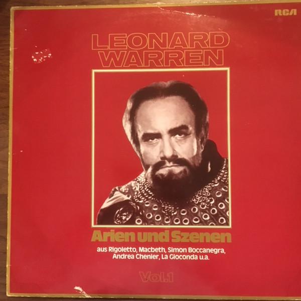 LP Record LEONARD WARREN - Arien und Szenen aus Rigoletto, Mac PVM19048 RCA 1976 Germany Classical Used
LP Record LEONARD WARREN - Arien und Szenen aus Rigoletto, Mac PVM19048 RCA 1976 Germany Classical Used