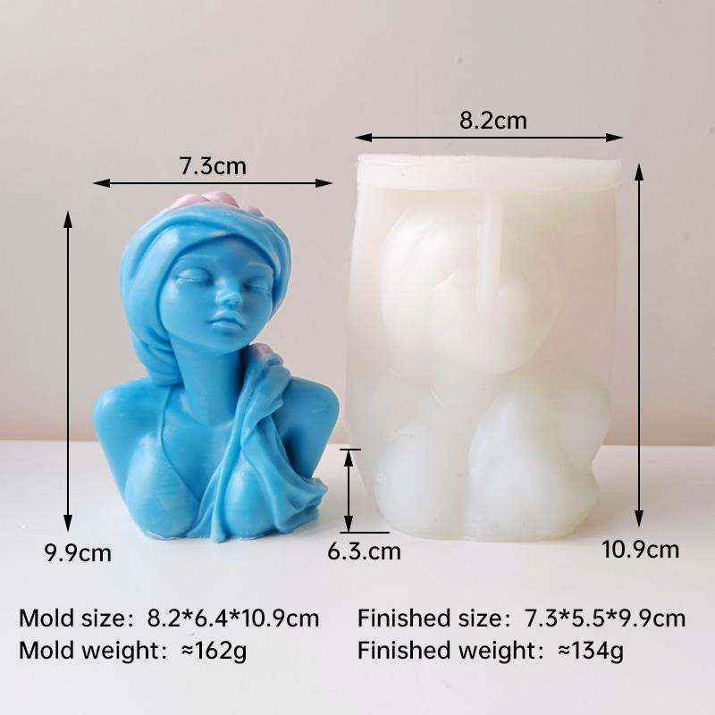 3D Женская статуя Скульптура Силиконовая форма для свечей DIY Аромагипс Смола Украшение Форма Ручная работа Мыло Свеча Изготовление Принадлежности
3D Женская статуя Скульптура Силиконовая форма для свечей DIY Аромагипс Смола Украшение Форма Ручная работа Мыло Свеча Изготовление Принадлежности