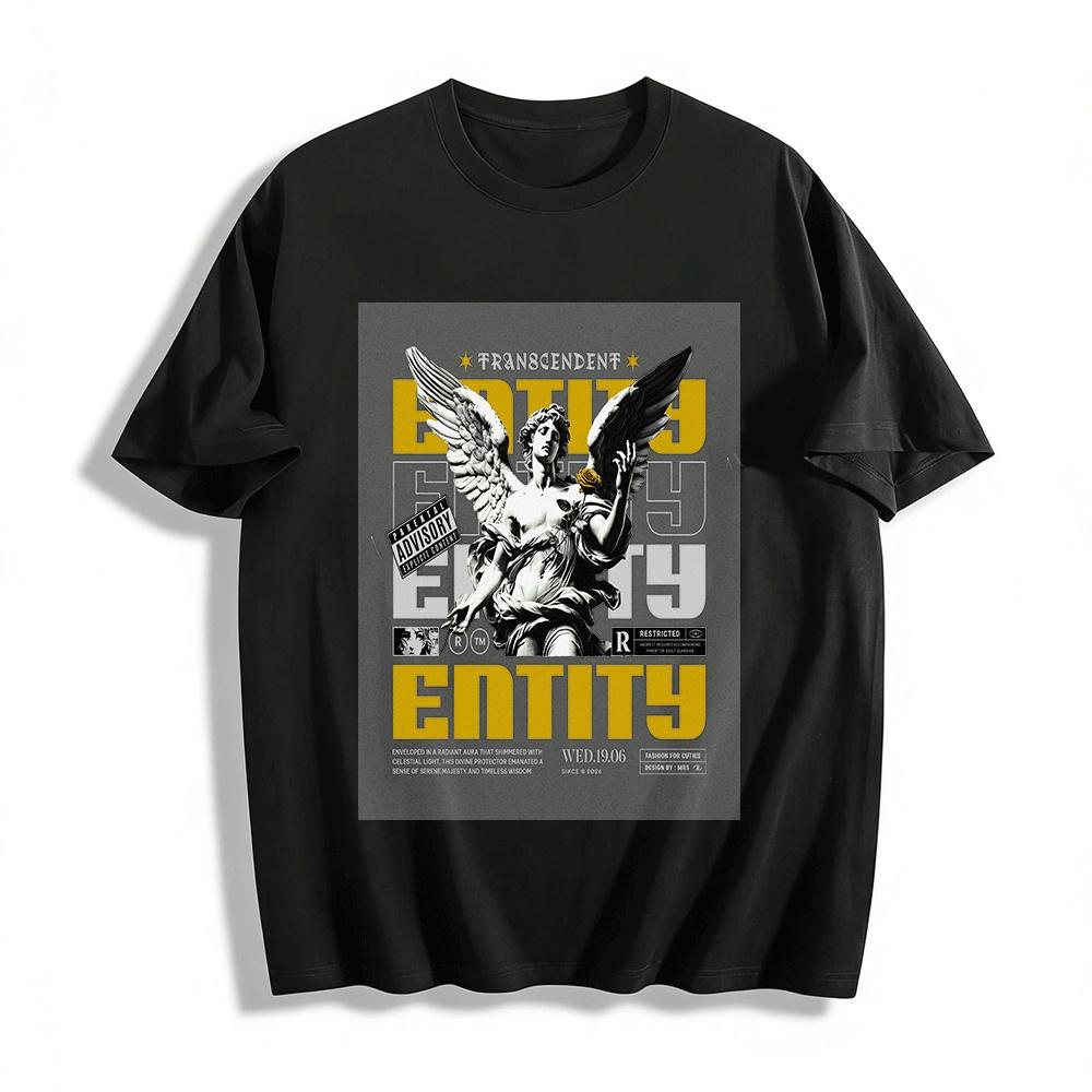 Vintage Angel ENTITY Statue Print Tee Streetwear Loose Fit Short Sleeve Pure cotton T-shirt XXS
Vintage Angel ENTITY Statue Print Tee Streetwear Loose Fit Short Sleeve Pure cotton T-shirt XXS