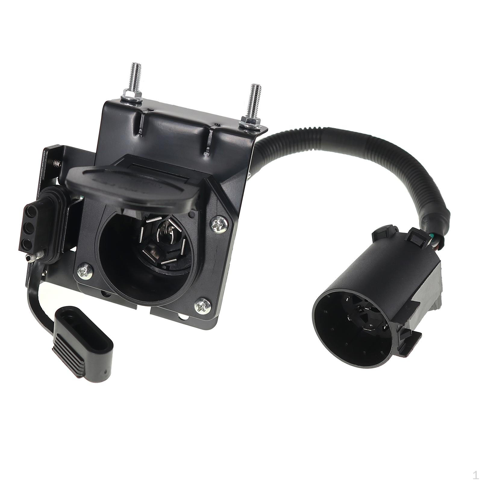 Trailer Wiring Adapter US Standard 7 Way Plug and 4 Outlet Accessory
Trailer Wiring Adapter US Standard 7 Way Plug and 4 Outlet Accessory