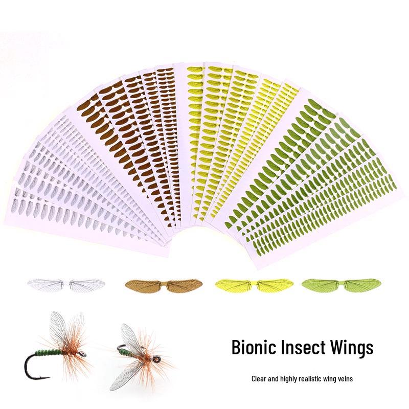 Bionic Fly Wings for Mosquito-Inspired Fly Tying DIY Projects XX-Large-21 pieces/sheet
Bionic Fly Wings for Mosquito-Inspired Fly Tying DIY Projects XX-Large-21 pieces/sheet