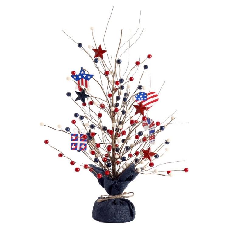 Independence Day Themed Decoration American Flag Artificial Tree Ornament With Wooden Base for Living Room And Garden 1
Independence Day Themed Decoration American Flag Artificial Tree Ornament With Wooden Base for Living Room And Garden 1