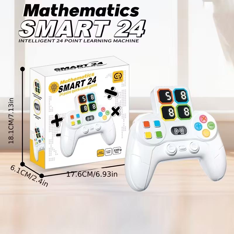 Электронная обучающая игрушка, подходящая для детей, Smartjoy Математическая игра 24 для детей, Практика математики и тренировка памяти, Рождественский подарок
Электронная обучающая игрушка, подходящая для детей, Smartjoy Математическая игра 24 для детей, Практика математики и тренировка памяти, Рождественский подарок