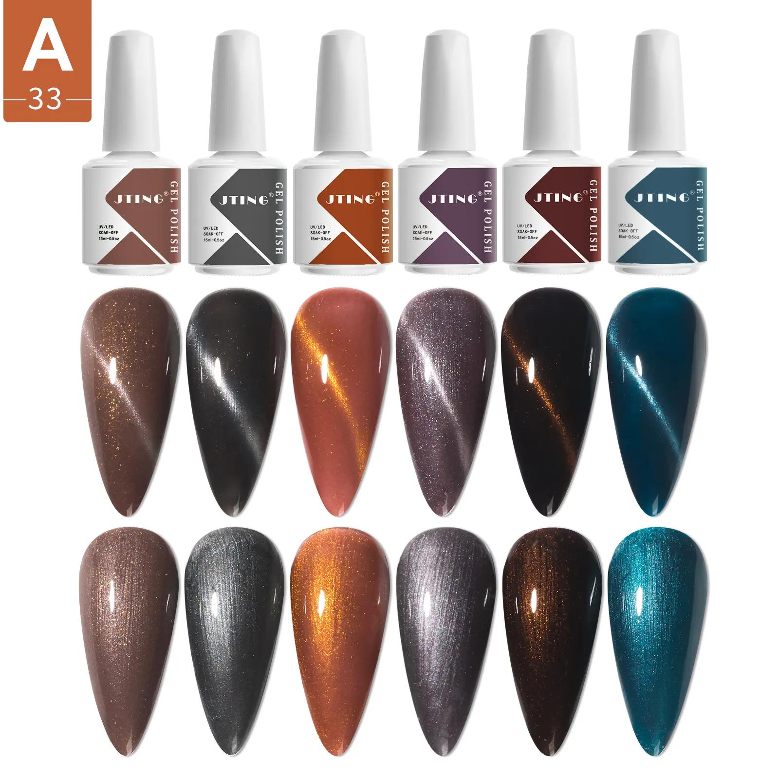 JTING Бесплатный образец OEM Частная марка Цвет Soak Off CAT EYE УФ-лампа Гель-лак для ногтей 3000 цветов Коллекция OEM Частная марка
JTING Бесплатный образец OEM Частная марка Цвет Soak Off CAT EYE УФ-лампа Гель-лак для ногтей 3000 цветов Коллекция OEM Частная марка