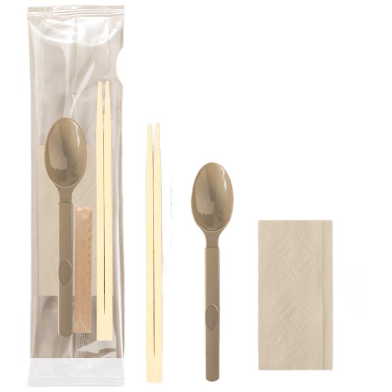 Disposable Bamboo Chopsticks & Spoon Cutlery Set
Disposable Bamboo Chopsticks & Spoon Cutlery Set