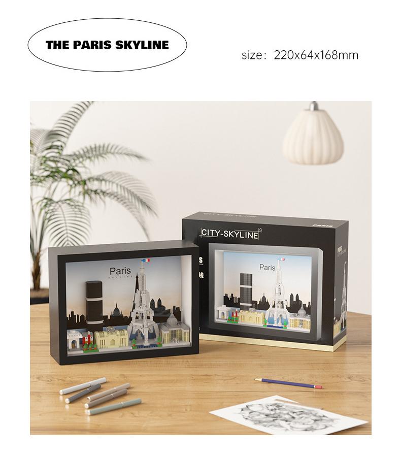 World City Skyline Architecture Micro Diamond Block Latest York Paris Dubai London Shanghai Nanobrick 3D Photo Frame Plaything Blocks
World City Skyline Architecture Micro Diamond Block Latest York Paris Dubai London Shanghai Nanobrick 3D Photo Frame Plaything Blocks