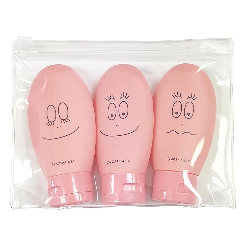 RAKUSE (Luxe) Barbapapa travel bottle 3 piece set 60ml Leak proof for travel Shampoo/lotion refill container With compact pouch refill bottle shampoo
RAKUSE (Luxe) Barbapapa travel bottle 3 piece set 60ml Leak proof for travel Shampoo/lotion refill container With compact pouch refill bottle shampoo