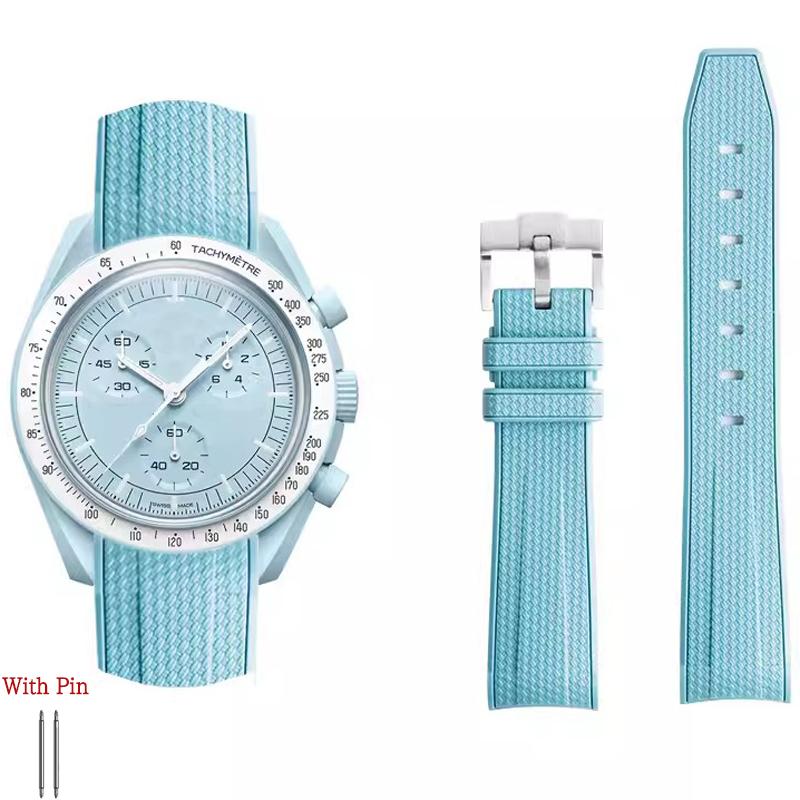 Silicone Strap for Swatch X Omega Moonswatch Stainless Steel Buckle 20mm Curved End Soft Waterproof Replace Watch Band Women Men 20mm
Silicone Strap for Swatch X Omega Moonswatch Stainless Steel Buckle 20mm Curved End Soft Waterproof Replace Watch Band Women Men 20mm