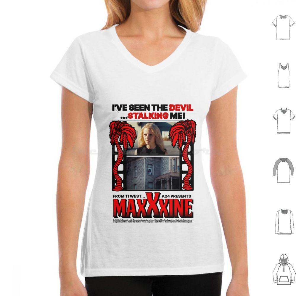 Maxxxine Ive Seen The Devil T Shirt Big Size 100 Cotton Maxxxine Horror A24 Movie Mia Goth Maxine Minx Pearl Indie Fil 4XL
Maxxxine Ive Seen The Devil T Shirt Big Size 100 Cotton Maxxxine Horror A24 Movie Mia Goth Maxine Minx Pearl Indie Fil 4XL