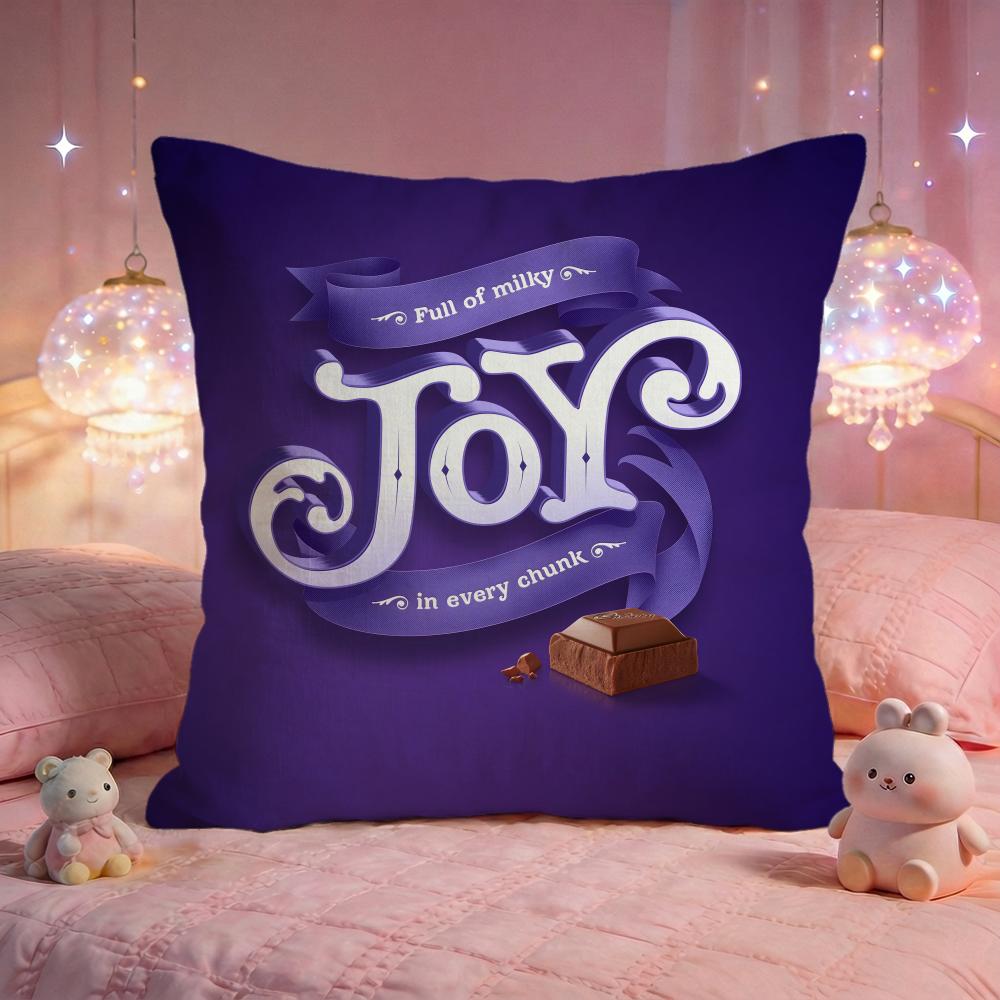 Classic Logo CCadbury Cushion Cover Premium Comfort Reversible Pillow Cove Two In One Design For Any Room Car Interior 30x30cm 12x12in
Classic Logo CCadbury Cushion Cover Premium Comfort Reversible Pillow Cove Two In One Design For Any Room Car Interior 30x30cm 12x12in