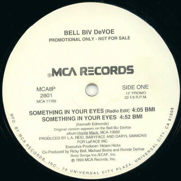12inch Record BELL BIV DEVOE - Something In Your Eyes MCA8P2801 MCA Records 1993 US Rap & Hip-Hop/R&B Used
12inch Record BELL BIV DEVOE - Something In Your Eyes MCA8P2801 MCA Records 1993 US Rap & Hip-Hop/R&B Used