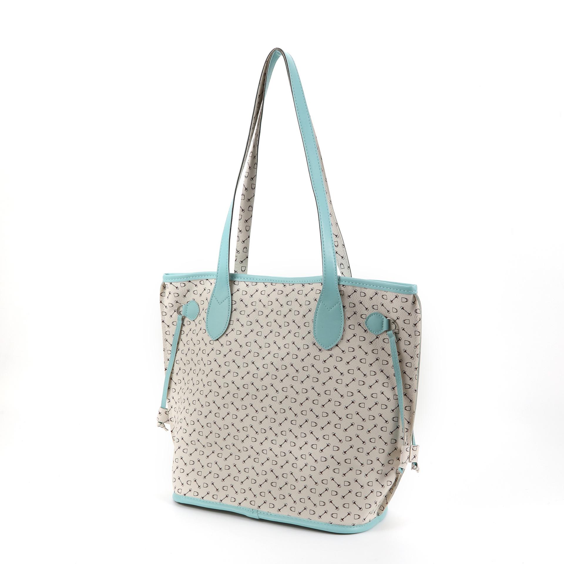 New women s printed shoulder bag fashionable and versatile large-capacity casual tote bag contrasting color rope lock splicing large satchel 39*4.5*30.5CM
New women s printed shoulder bag fashionable and versatile large-capacity casual tote bag contrasting color rope lock splicing large satchel 39*4.5*30.5CM