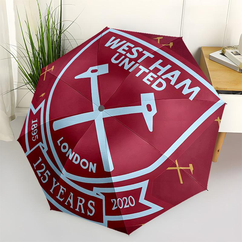 West Ham United, Anniversary Automatic Opening and Closing, 8 rib Structure Portable Umbrella, Suitable for Men and Women in All Seasons Pe
West Ham United, Anniversary Automatic Opening and Closing, 8 rib Structure Portable Umbrella, Suitable for Men and Women in All Seasons Pe