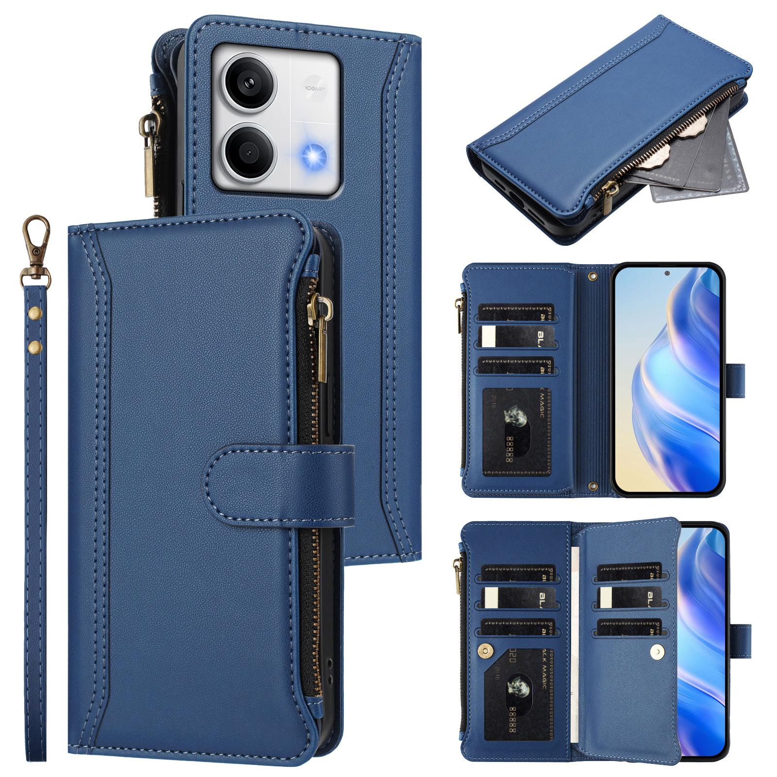 For Xiaomi Redmi Note 13 5G (China)/Xiaomi Redmi Note 13 5G Leather Case 9 Card Slots Zipper Wallet Stand Phone Cover with Wrist Strap Purple
For Xiaomi Redmi Note 13 5G (China)/Xiaomi Redmi Note 13 5G Leather Case 9 Card Slots Zipper Wallet Stand Phone Cover with Wrist Strap Purple
