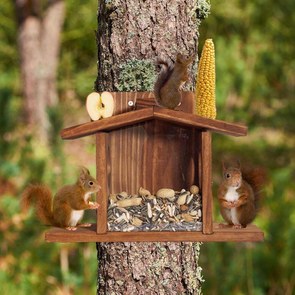 Hanging Bird Feeder Durable Pet Food Dispenser Desktop Craft Ornament Squirrel Feeder Hummingbird коричневый
Hanging Bird Feeder Durable Pet Food Dispenser Desktop Craft Ornament Squirrel Feeder Hummingbird коричневый