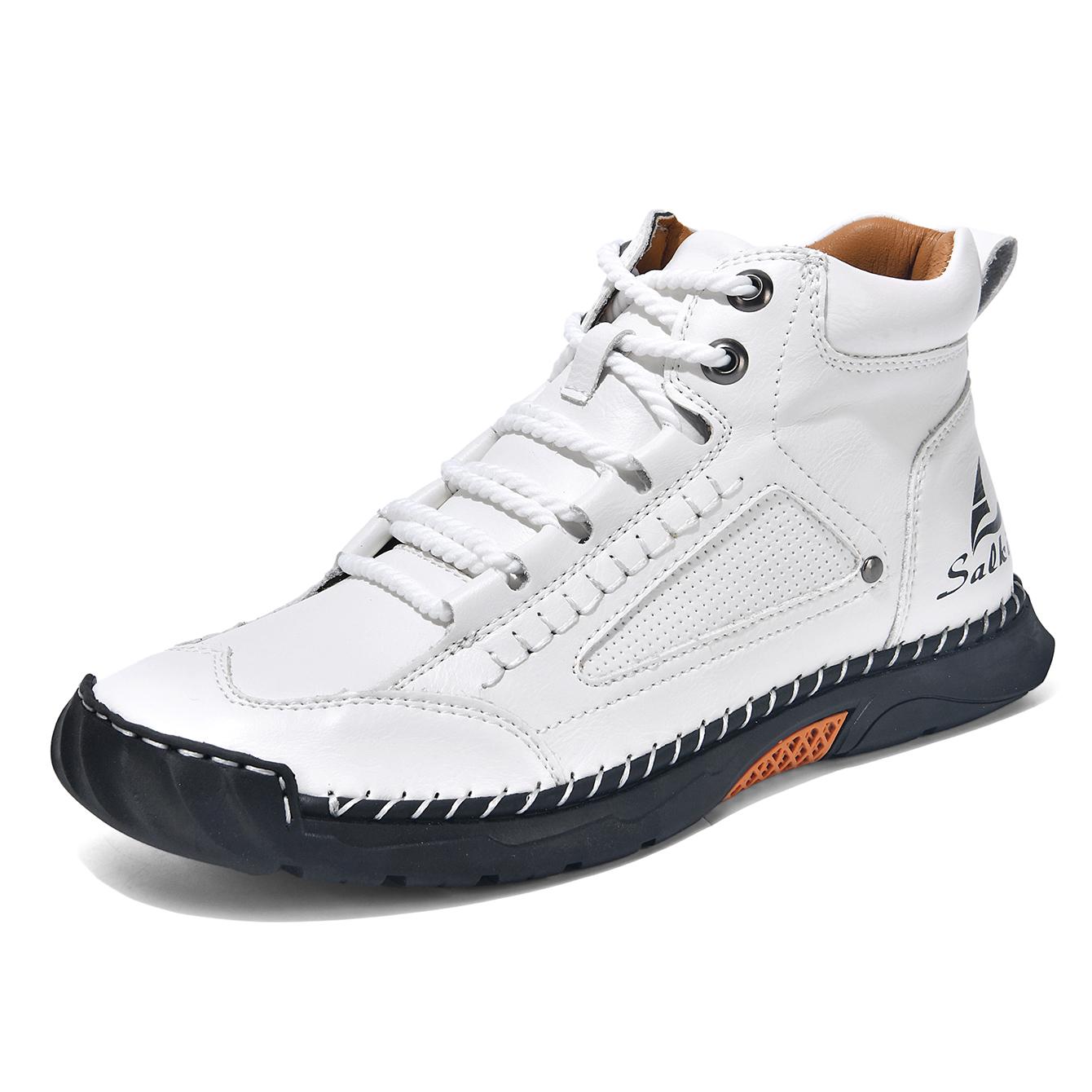Handmand Casual Leather Shoes Outdoor Men Boots Autumn Retro Breathable Casual Shoes Lace Up Blue Ankle Boots Winter Autumn 39 білий
Handmand Casual Leather Shoes Outdoor Men Boots Autumn Retro Breathable Casual Shoes Lace Up Blue Ankle Boots Winter Autumn 39 білий