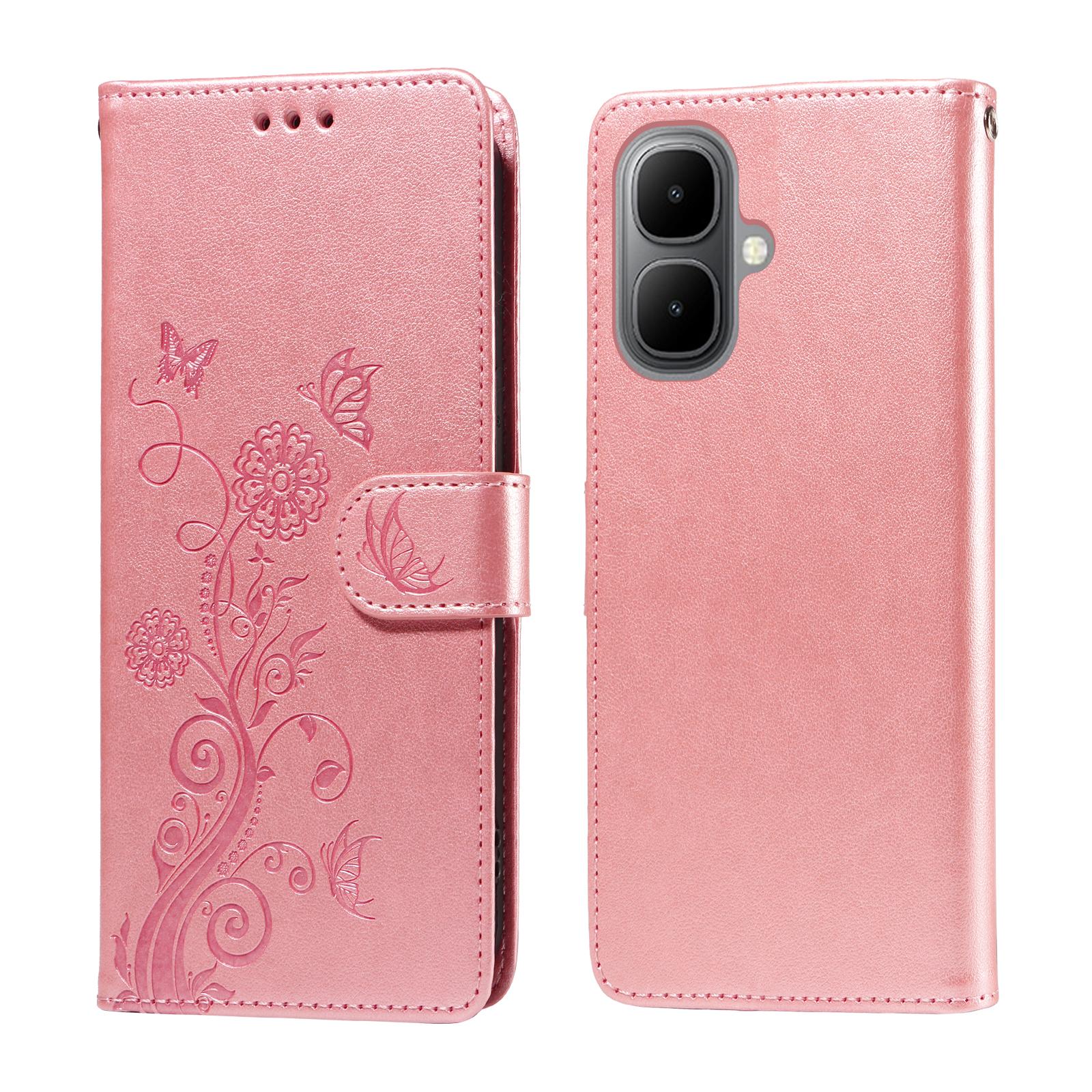 For TECNO Pop 10/Infinix Smart 10 Leather Case Butterfly Floral Imprint Wallet Stand Cover Pink
For TECNO Pop 10/Infinix Smart 10 Leather Case Butterfly Floral Imprint Wallet Stand Cover Pink
