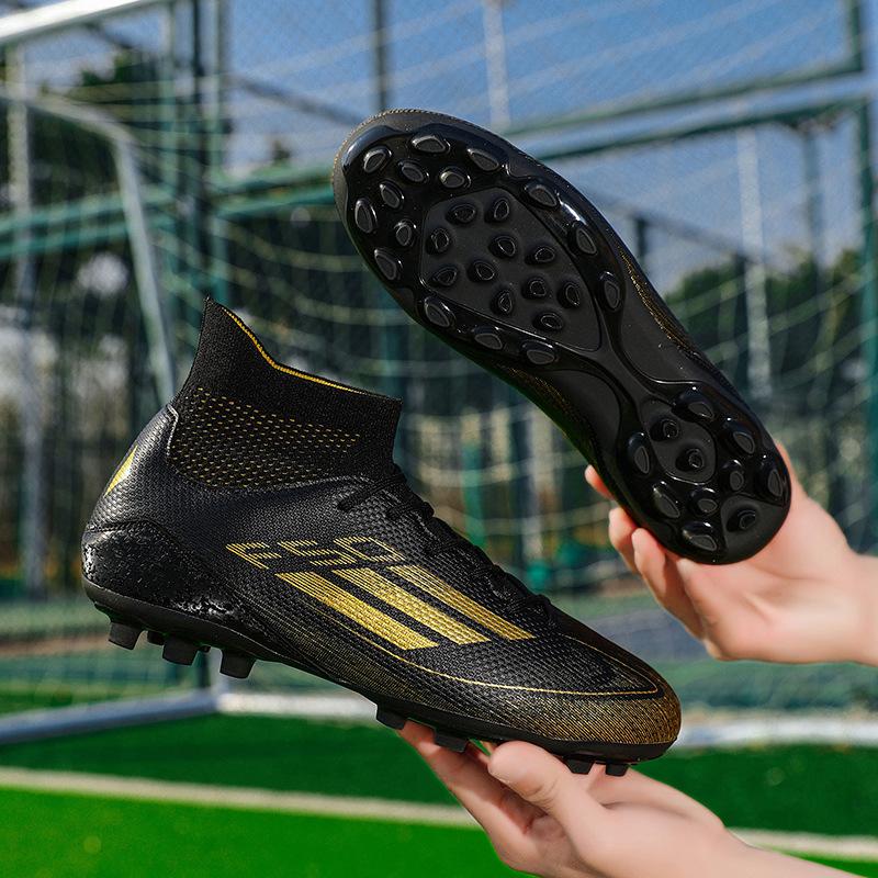 C Romesi Оригинальные Футбольные Бутсы с Длинными Шипами для Мальчиков Студентов Сломанные Шипы Дышащие Путянь Высокие Тренировочные Бутсы Мужские и Женские 33