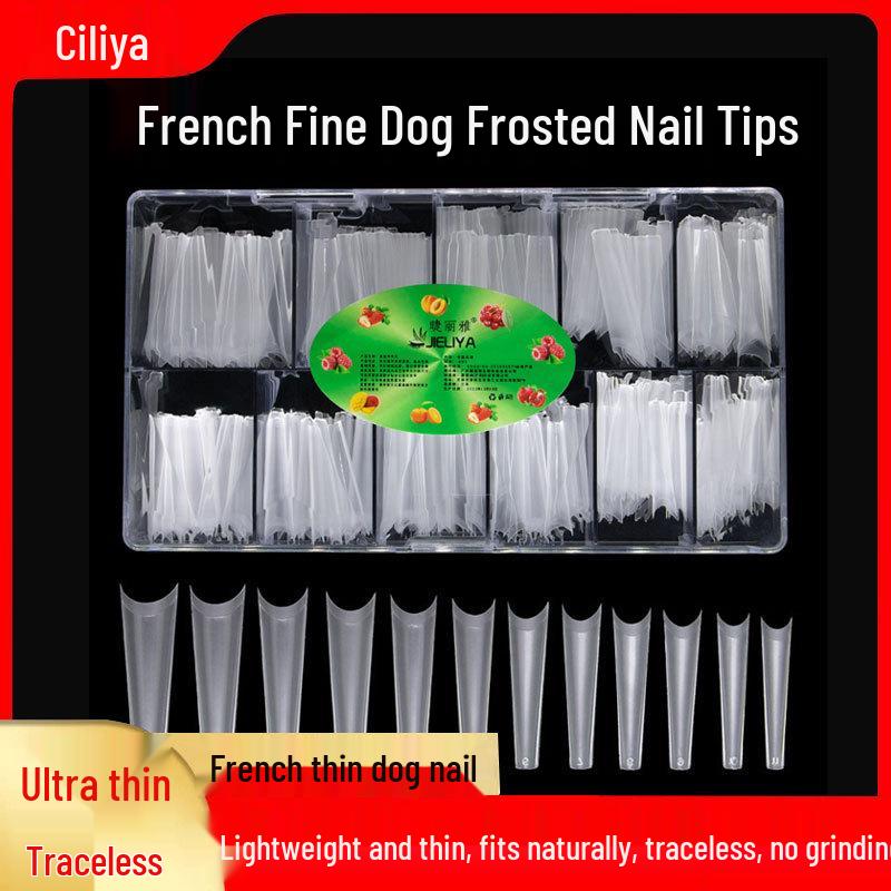 Ultra-Thin Matte C-Curve Dog Nail Tips: Shallow, Half Cover, Seamless Flat Head Stickers
Ultra-Thin Matte C-Curve Dog Nail Tips: Shallow, Half Cover, Seamless Flat Head Stickers