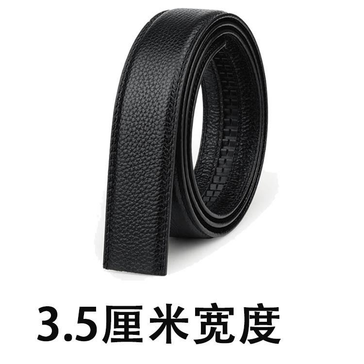 Genuine Leather Automatic Ratchet Belt Strap with Pebble Grain Texture and Stitching Detail 3 5cm Width Suitable for Men and Women One Size
Genuine Leather Automatic Ratchet Belt Strap with Pebble Grain Texture and Stitching Detail 3 5cm Width Suitable for Men and Women One Size