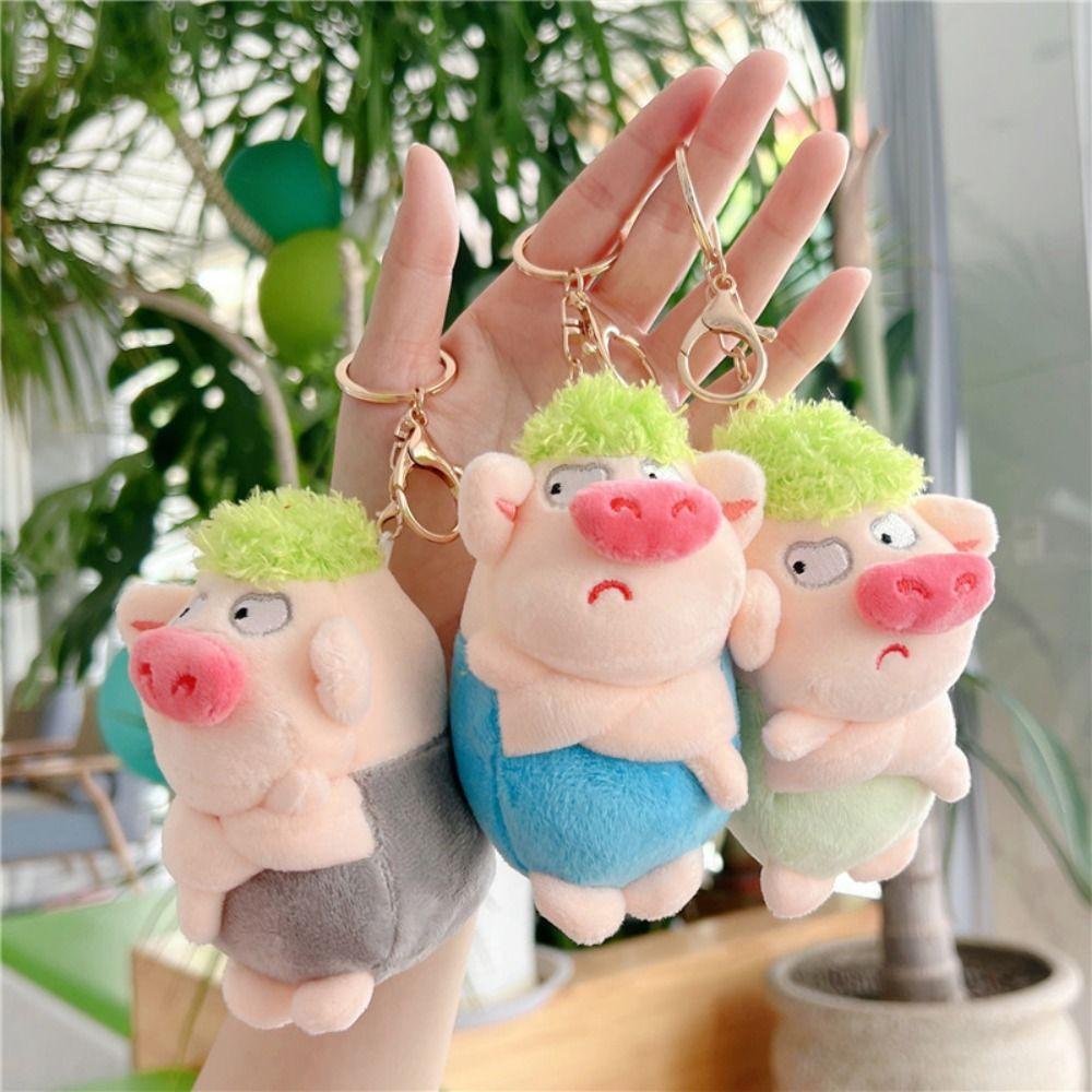 Cartoon Pig Doll Keychain Plush Doll Key Pendant Creative Plush Key Ring Men Women
Cartoon Pig Doll Keychain Plush Doll Key Pendant Creative Plush Key Ring Men Women