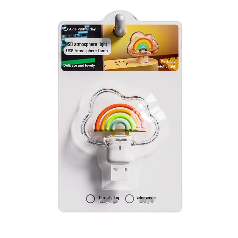 NuFeng Smart Voice LED Rainbow Cloud Night Light
NuFeng Smart Voice LED Rainbow Cloud Night Light